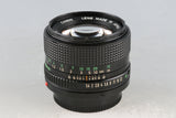 Canon FD 50mm F/1.4 Lens #60596F5
