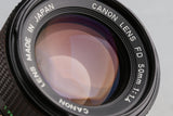 Canon FD 50mm F/1.4 Lens #60596F5