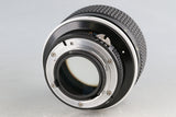 Nikon Nikkor 85mm F/1.4 Ais Lens #60622A6