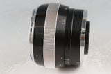 Zeiss Ikon Contarex Super + Planar 55mm F/1.4 Lens #60642D1