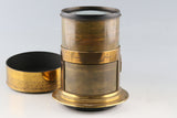 J.H.Dallmeyer London 3B Patent Brass Lens #60724H