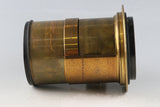 J.H.Dallmeyer London 3B Patent Brass Lens #60724H