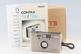 Contax T3 Double Teeth 35mm Point & Shoot Film Camera #60734L7