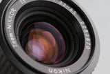 Nikon Zoom-Nikkor 35-70mm F/3.3-4.5 Ai Lens #60955A6