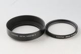 Contax Carl Zeiss Sonnar T* 90mm F/2.8 Black Lens Set for Contax G1 G2 #60972A1