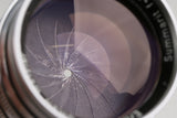 Leica Leitz Summarit 50mm F/1.5 Lens for Leica L39 #60976T