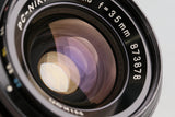 Nikon PC-Nikkor 35mm F/2.8 Lens #61059A5