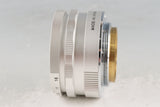 Konica Hexanon 35mm F/2 Lens for Leica L39 + M Mount Adapter #61182C1