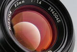 Nikon Nikkor 50mm F/1.4 Ai Convert Lens #61196A3