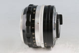 Nikon Nikkor-S Auto 58mm F/1.4 Non-Ai Lens #61197A4