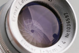 Leica Leitz Elmar 90mm F/4 Lens for Leica L39 #61202T