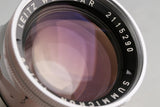 Leica Leitz Summicron 50mm F/2 Lens for Leica M #61239T