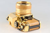 Contax RTS Gold + Planar T* 50mm F/1.4 AEJ Gold Lens Wirh Box #61279L7