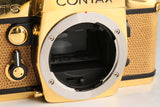 Contax RTS Gold + Planar T* 50mm F/1.4 AEJ Gold Lens Wirh Box #61279L7