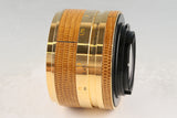Contax RTS Gold + Planar T* 50mm F/1.4 AEJ Gold Lens Wirh Box #61279L7