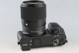 Sony α6300 + Sigma C 30mm F/1.4 DC DN Lens #61282E2