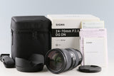 Sigma Art 24-70mm F/2.8 DG DN Lens for L-Mount With Box #61337L7