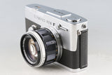 Olympus-Pen FV 35mm Half Frame Camera + G. Zuiko Auto-S 40mm F/1.4 Lens #61498D4