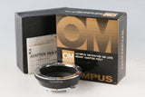 Olympus OM-System OM Lens Mount Adapter Pen F With Box #61505L7