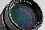 Nikon Nikkor 105mm F/2.5 Ais Lens With Box #61506L4