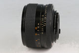 Contax Carl Zeiss Planar T* 50mm F/1.4 AEJ Lens for CY Mount #61561A2