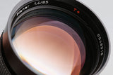 Contax RX + Carl Zeiss Planar T* 85mm F/1.4 AEGJ Lens + TLA30 #61599E2