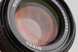 Nikon Nikkor 50mm F/1.4 Ais Lens #61604A4