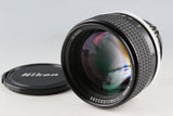 Nikon Nikkor 85mm F/1.4 Ais Lens #61750A3