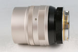 Contax Carl Zeiss Sonnar T* 90mm F/2.8 Modified Lens for Leica M Mount #61828E5