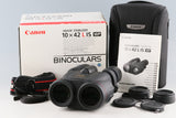 Canon Image Stabilized Binoculars 10x42 L IS WP With Box #61913L3