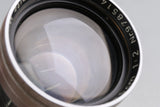 Leica Leitz Summitar 50mm F/2 Lens for Leica L39 #61935T