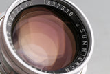 Leica Leitz Summicron 50mm F/2 Lens for Leica M #61936T