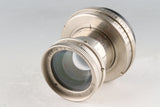 Leica Leitz Summar 50mm F/2 Nickel Lens for Leica L39 #61940T