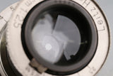 Leica Leitz Hektor 50mm F/2.5 Nickel Lens for Leica L39 #61953T