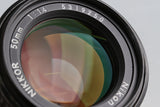 Nikon Nikkor 50mm F/1.4 Ais Lens #62281A3