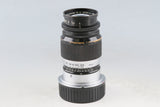 Leica Leitz Elmar 90mm F/4 Lens for Leica L39 + LM Ring #62296T