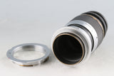 Leica Leitz Elmar 90mm F/4 Lens for Leica L39 + LM Ring #62296T