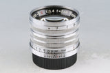 Nikon Nippon Kogaku Nikkor-S.C 50mm F/1.4 Lens for Leica L39 #62401C2
