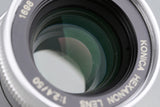 Konica Hexanon 50mm F/2.4 Lens for Leica L39 #62991C1