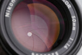 Nikon Nikkor 50mm F/1.4 Ais Lens #62999A4