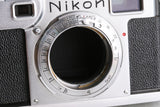 Nikon S2 + Nikkor-S.C 50mm F/1.4 Lens #63017D2