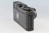 Canon P Rangefinder Film Camera Original Black Paint + 50mm F/1.8 Lens #63510D2
