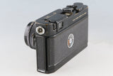 Canon P Rangefinder Film Camera Original Black Paint + 50mm F/1.8 Lens #63510D2