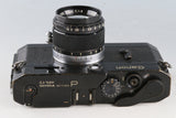 Canon P Rangefinder Film Camera Original Black Paint + 50mm F/1.8 Lens #63510D2