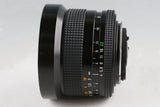 Contax Carl Zeiss Distagon T* 18mm F/4 MMJ Lens for CY Mount #64682A2