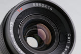Contax Carl Zeiss Distagon T* 35mm F/2.8 AEJ Lens for CY Mount #64685A2