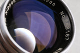 Nikon Nippon Kogaku Nikkor-S.C 50mm F/1.4 Lens for Nikon S #64734A4