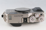 Contax G1 35mm Rangefinder Film Camera #64787D5