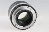 Nikon Nikkor 85mm F/2 Ais Lens #64968A5