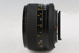 Contax Carl Zeiss Planar T* 50mm F/1.4 MMJ Lens for CY Mount #64976A2